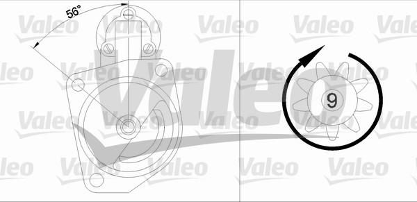 Valeo 455685 - Стартер autospares.lv