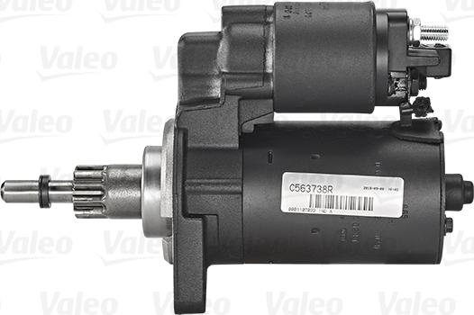 Valeo 455672 - Стартер autospares.lv