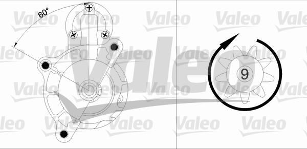 Valeo 455899 - Стартер autospares.lv