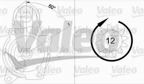 Valeo 455704 - Стартер autospares.lv