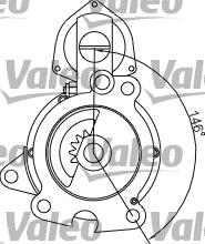 Valeo 455703 - Стартер autospares.lv