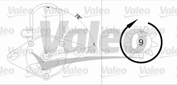 Valeo 455737 - Стартер autospares.lv