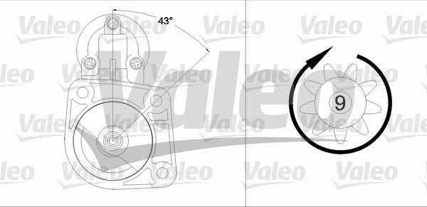 Valeo 458194 - Стартер autospares.lv