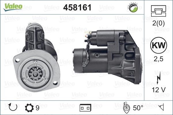 Valeo 458161 - Стартер autospares.lv