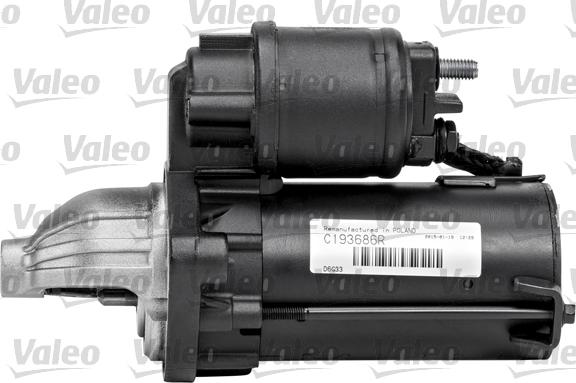 Valeo 458375 - Стартер autospares.lv