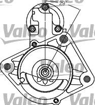 Valeo 458280 - Стартер autospares.lv