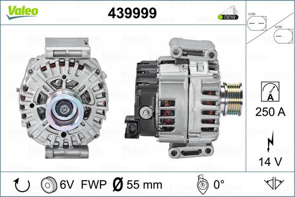 Valeo 439999 - Генератор autospares.lv