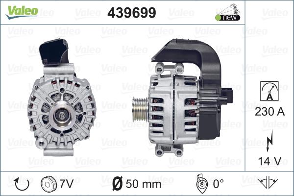 Valeo 439699 - Генератор autospares.lv