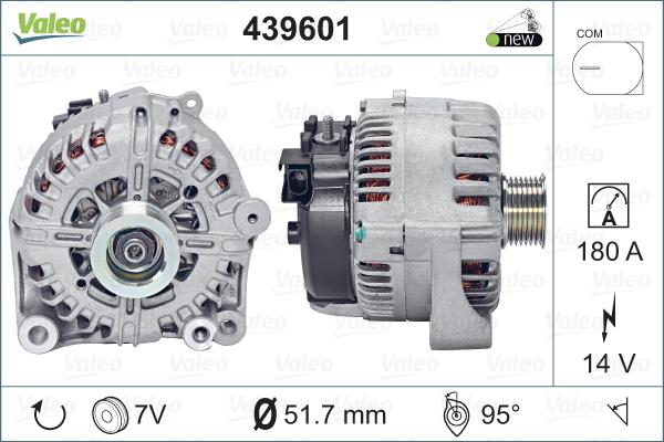 Valeo 439601 - Генератор autospares.lv