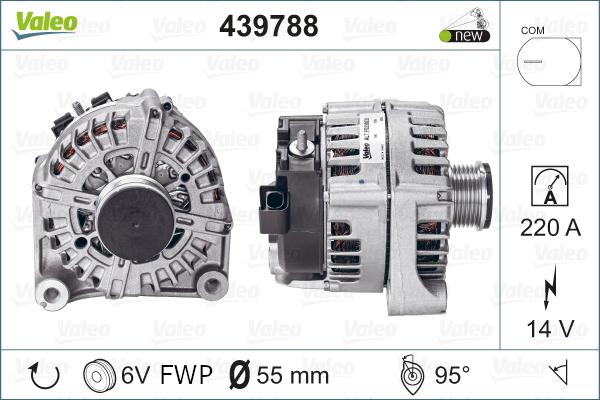 Valeo 439788 - Генератор autospares.lv