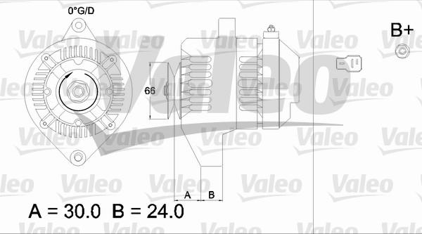 Valeo 436497 - Генератор autospares.lv