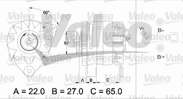 Valeo 436464 - Генератор autospares.lv