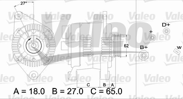 Valeo 436468 - Генератор autospares.lv