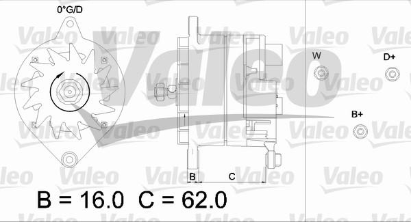 Valeo 436416 - Генератор autospares.lv