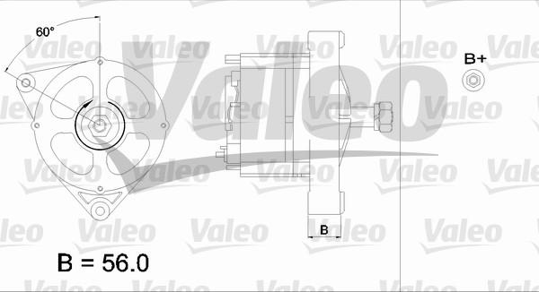 Valeo 436418 - Генератор autospares.lv