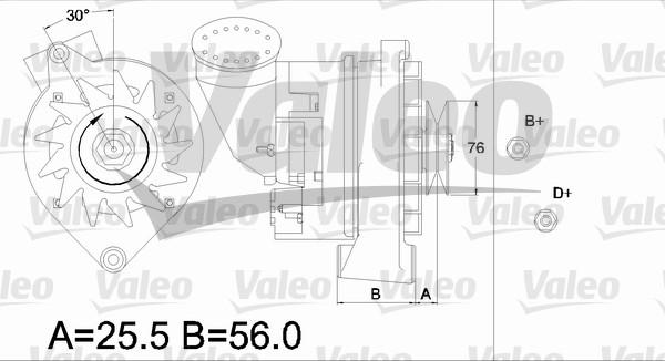 Valeo 436480 - Генератор autospares.lv