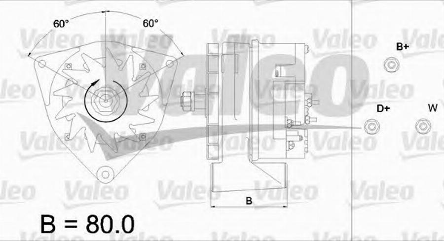 Valeo 436 423 - Генератор autospares.lv