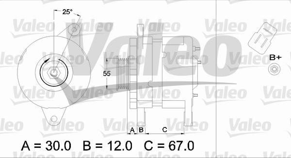 Valeo 436540 - Генератор autospares.lv