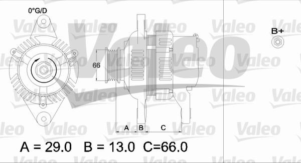 Valeo 436548 - Генератор autospares.lv