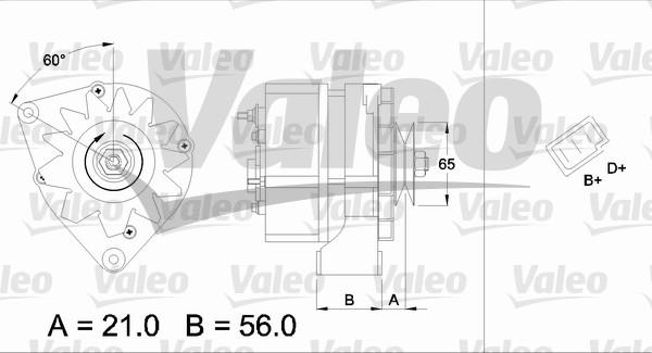 Valeo 436556 - Генератор autospares.lv