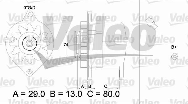 Valeo 436506 - Генератор autospares.lv