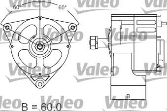 Valeo 436589 - Генератор autospares.lv