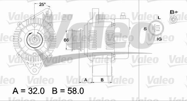 Valeo 436537 - Генератор autospares.lv