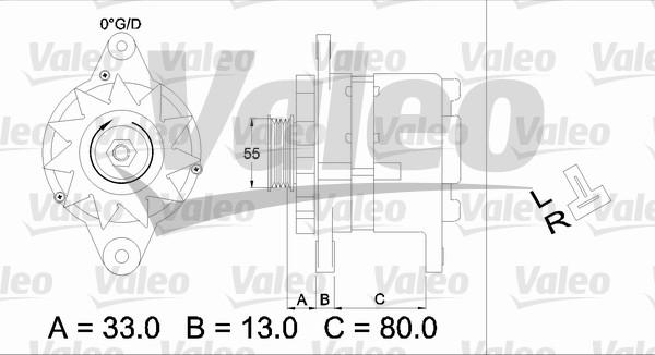 Valeo 436523 - Генератор autospares.lv