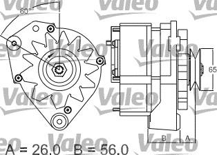 Valeo 436576 - Генератор autospares.lv