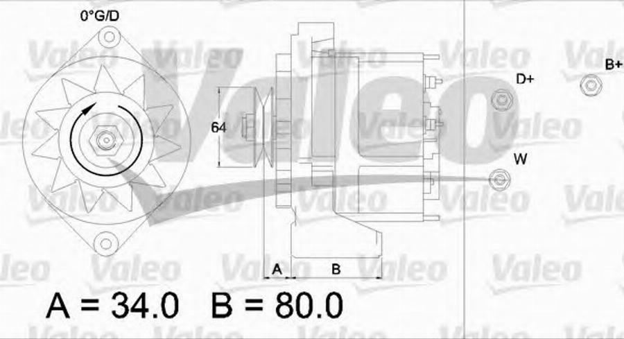 Valeo 436577 - Генератор autospares.lv