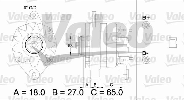 Valeo 436645 - Генератор autospares.lv