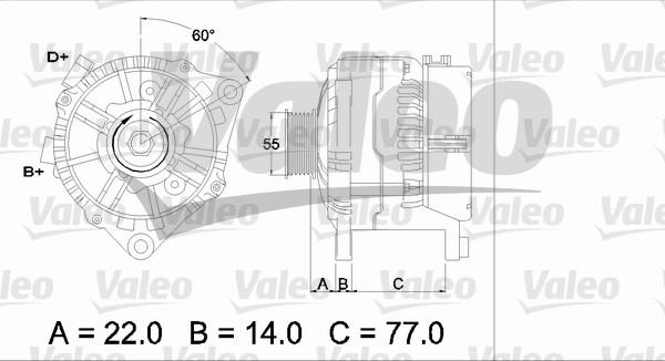 Valeo 436685 - Генератор autospares.lv