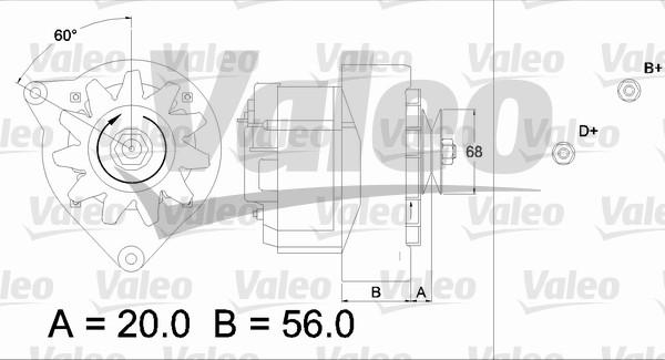 Valeo 436629 - Генератор autospares.lv