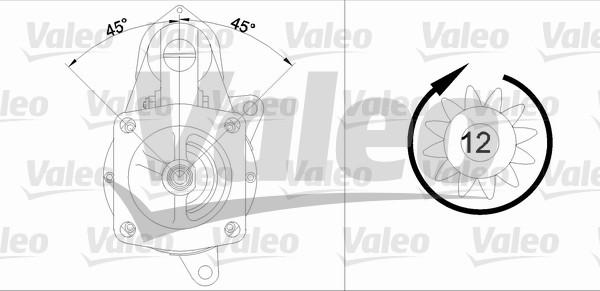 Valeo 436095 - Стартер autospares.lv