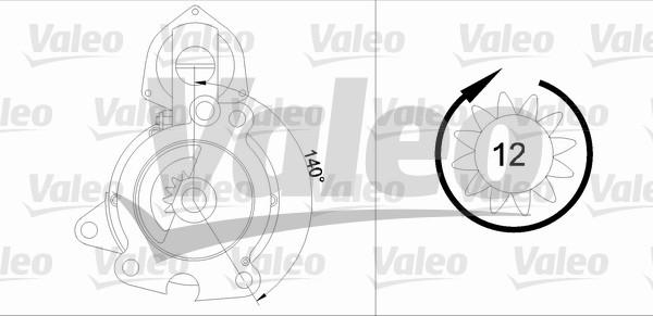 Valeo 436093 - Стартер autospares.lv