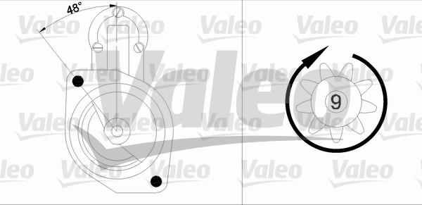 Valeo 436046 - Стартер autospares.lv