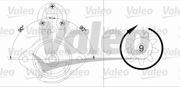 Valeo 436040 - Стартер autospares.lv