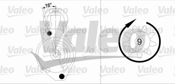 Valeo 436006 - Стартер autospares.lv