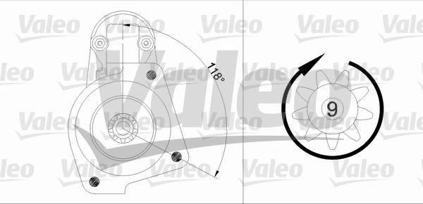 Valeo 436016 - Стартер autospares.lv