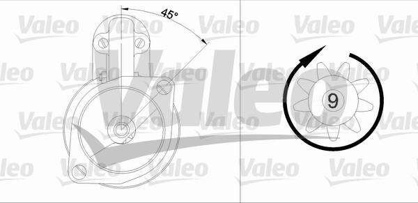 Valeo 436011 - Стартер autospares.lv