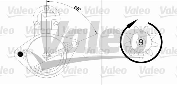 Valeo 436013 - Стартер autospares.lv