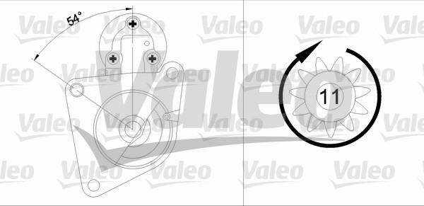 Valeo 436032 - Стартер autospares.lv