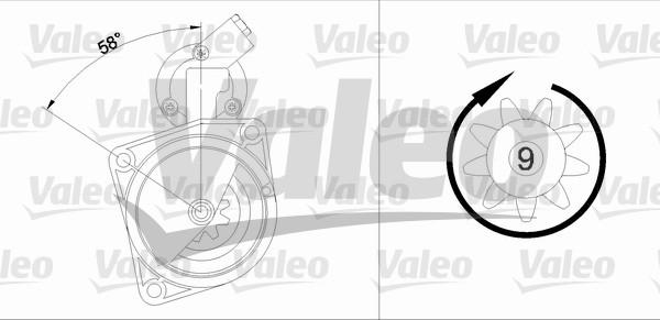 Valeo 436028 - Стартер autospares.lv