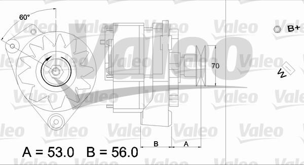 Valeo 436191 - Генератор autospares.lv