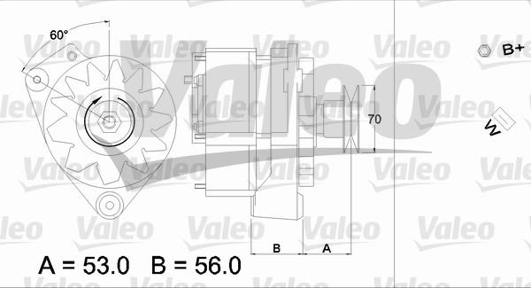 Valeo 436192 - Генератор autospares.lv