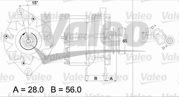 Valeo 436148 - Генератор autospares.lv