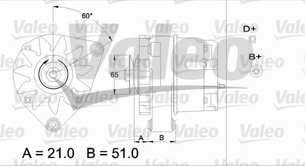 Valeo 436130 - Генератор autospares.lv