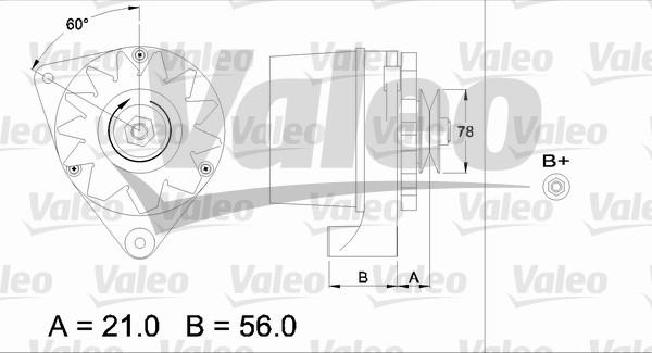 Valeo 436137 - Генератор autospares.lv