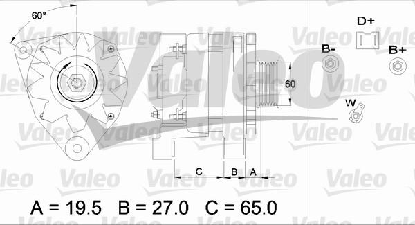 Valeo 436335 - Генератор autospares.lv