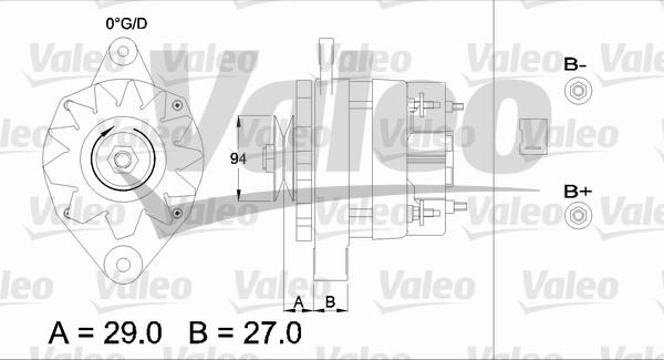 Valeo 436374 - Генератор autospares.lv